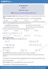 Đề thi học kì 2 Toán 6 - Đề số 3 - Kết nối tri thức